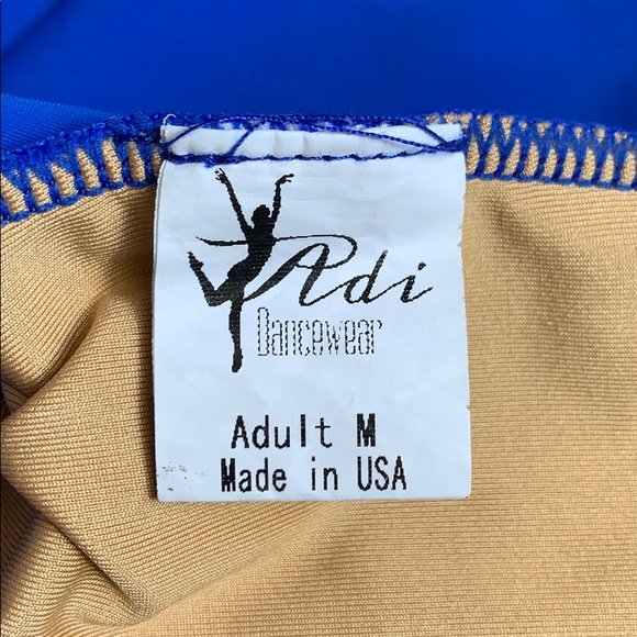 ROYAL BLUE ADI DANCEWEAR LEOTARD - Picture 5 of 8
